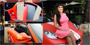 [FOTO] Mobil Porsche Mewah Julia Perez Ditabrak Truk