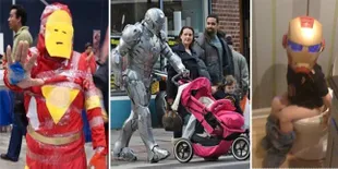 [Foto] Momen Konyol Sang 'IRON MAN'