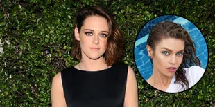 FOTO: Pacar Tampil di Fashion Show, Kristen Stewart Beri Dukungan