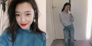 FOTO: Pasca Putus, Sulli Nggak Lagi Posting Aneh-Aneh di IG