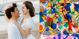 Foto Prewed Jessica Iskandar - Richard Kyle, Mandi Bola Pakai Baju Warna-Warni