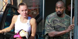FOTO: Saat Kanye West Berdandan Secantik Miley Cyrus, Kocak!