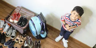[FOTO] Sakit, Bocah Modis Daffa Sofa Tetap Ganteng