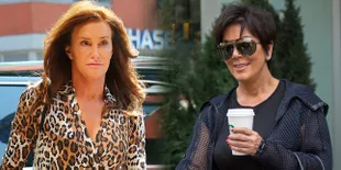 [FOTO] Selfie Bareng, Caitlyn Jenner Cium Pipi Mantan Istri