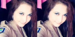 Foto Selfie R Saat Berseragam PNS Juga Ikut Tersebar