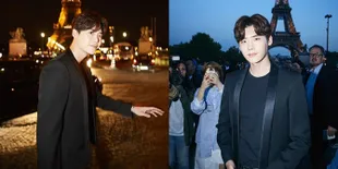 FOTO: Style Serba Hitam di Paris Fashion Week,  Lee Jong Suk Ganteng
