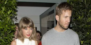 [FOTO] Sweet! Taylor Swift Kenakan Kalung Pemberian Calvin Harris