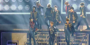 [FOTO] Tampil Malam, Fans Super Junior M Sudah Antri di GBK