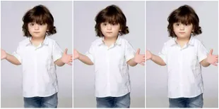 [Foto] Wajah Unyu AbRam Khan Sehabis Mandi, Segar Nggemesin!