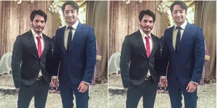 Gagah Bergaya Formal, Shaheer & Ravi Nobar Bareng Ratu Kecantikan