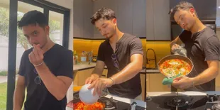 Gak Cuma Ganteng tapi Pinter Masak, Momen Bryan Domani Bikin Sarapan Sendiri - Begitu Menggiurkan