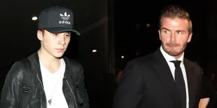 Ganteng! Begini Gaya Brooklyn dan David Beckham Saat Hang Out