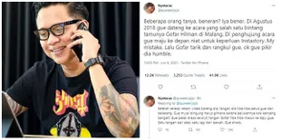 Gara-Gara Dugaan Pelecehan Seksual, Gofar Hilman Dikeluarkan Dari Lawless?