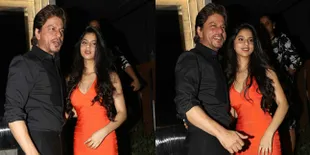 Gaya Fashionable Suhana Khan, Tank Top Hitam Hot Pamer Cleavage