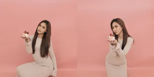 Gaya Pemotretan Terbaru Sisca Saras di Momen Ulang Tahun, Tampil Cantik dengan Gaun Warna Nude