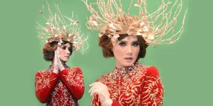Hadiri Pemakaman Manajer Dhani, Mulan Jameela Dielus-Elus