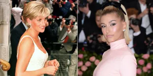 Hailey Baldwin Tiru Gaya Ikonik Mendiang Putri Diana, Hasilnya Mirip Banget!