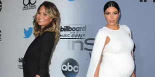 Hamil, Chrissy Teigen 'Jiplak' Selera Fashion Kim Kardashian?