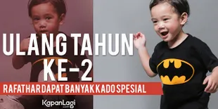 Happy Birthday, Rafathar! Dapat Kado Apa Ya Dari Papa Mama?