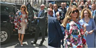 Harga Setara 20 Kali Gaji Jokowi, Jaket 3D Melania Trump Diprotes