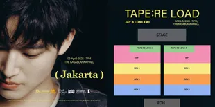 Harga Tiket Konser Jay B GOT7 di Jakarta 2025, Semua Kategori Dapat Benefit Hi-Bye