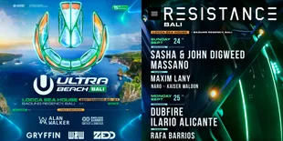 Headliner ULTRA Beach Bali dan Resistance Bali 2023 Resmi Diumumkan, Simak Selengkapnya di Sini