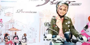 Hobi naik Motor, Ini Tips Berkendara Ala Anisa Rahma Eks Chibi