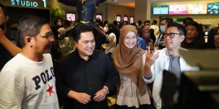 Ikutan Nobar Premiere 'SATRIA DEWA: GATOTKACA', Erick Thohir Dukung Pop Culture Indonesia Agar Mendunia