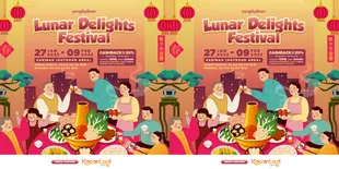 Imlek Bakal Lebih Meriah dengan Datang ke 'PergiKuliner Lunar Delights Festival: Sarinah' Bareng Keluarga