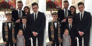 Imut, Keluarga Bahagia 'MINIONS' Ala David dan Victoria Beckham