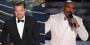 Ini Jadinya Jika Kemenangan Leo DiCaprio Diumumkan Steve Harvey