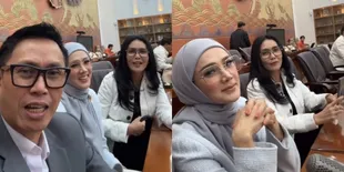 Interaksinya Bikin Ngakak, Ini Momen Eko Patrio Sebelum Rapat Bareng Mulan Jameela dan Rieke Diah Pitaloka