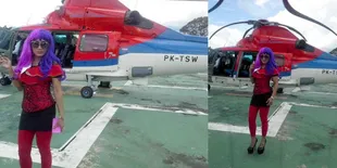 Isi 10 Titik Acara Kampanye, Melany Anggora Tumpangi Helikopter