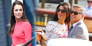 Istri George Clooney Doyan Jiplak Gaya Kate Middleton?