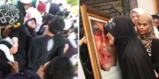 Istri Uje Pingsan Setelah Sang Suami Dimakamkan