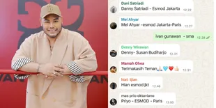 Ivan Gunawan Tetap Bangga Meski Lulusan SMA, Pamer Chat Grup Ikatan Perancang Mode Indonesia