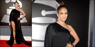 J-Lo Pamer Paha di Grammy Awards 2013