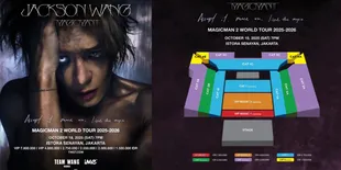 Jackson Wang Kembali Hadirkan Konser di Jakarta, Ini Dia Seatplan, Harga Tiket, dan Benefit Eksklusif
