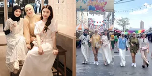 Jadi Trip Perdana ke Luar Negeri, 6 Potret Kedekatan Irish Bella dan Dua Putri Sambungnya Jalan-Jalan di Thailand