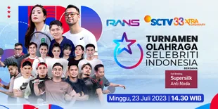 Jadwal Pertandingan Turnamen Olahraga Selebriti Indonesia 23 Juli 2023, Fadil Jaidi dan Fuji Jadi Partner