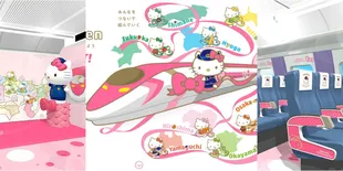 Jalan-jalan Bareng Hello Kitty Pakai Shinkansen di Jepang Yuk!