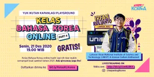 Jangan Lewatkan Live Streaming Kelas Bahasa Korea Online Part 4, Tonton di Sini!