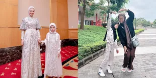 Jarang Tersorot, Ini 7 Potret Khanza Anak Poppy Bunga yang Kini Belajar Berhijab