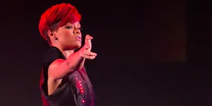 Jerman Cetak Gol, Rihanna Buka Baju di Tribun Penonton