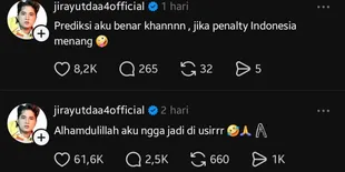 Jirayut Lega Indonesia Menang: Alhamdulillah Aku Ngga Jadi Diusir