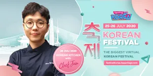Jun Chef Bakal Bagi Resep Masakan Korea Spesial, Cuma Ada di KapanLagi Korean Festival
