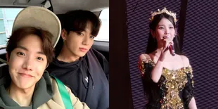 Jungkook dan J-Hope BTS Tonton Konser IU, Asyik Menikmati Sambil Pegang Light Stick