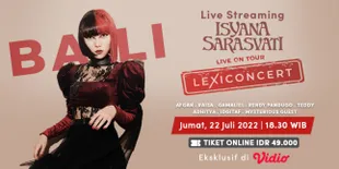 Kabar Gembira! Isyana Sarasvati 'Lexiconcert Live on Tour' Bali Bisa Ditonton Secara Live Streaming di Vidio