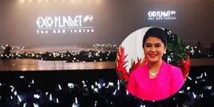 Kahiyang Ayu, Putri Presiden Jokowi Nonton Konser EXO Jakarta