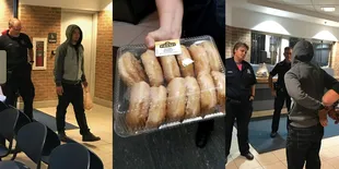 Kalah Taruhan, Buronan Ini Serahkan Diri Dan Traktir Polisi Donat